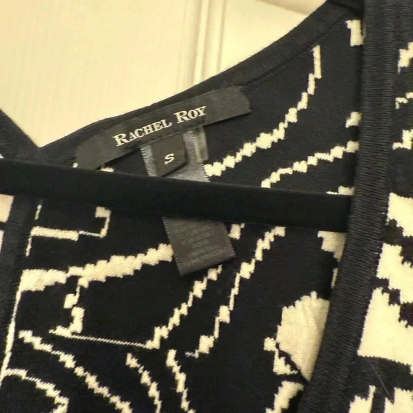 Rachel Roy Black And White Body Con  Dress Size S - Picture 2 of 6